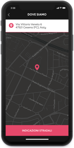 Teatro Bellini App Map Mockup