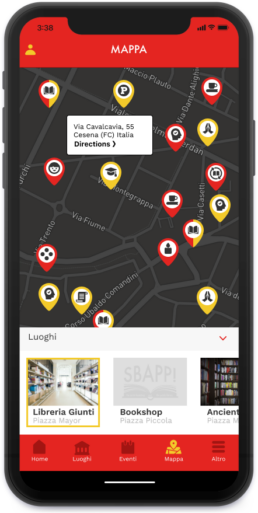 SBApp App map mockup