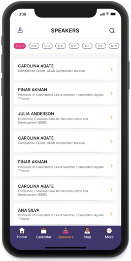Lear Competition Festival app mockup 3