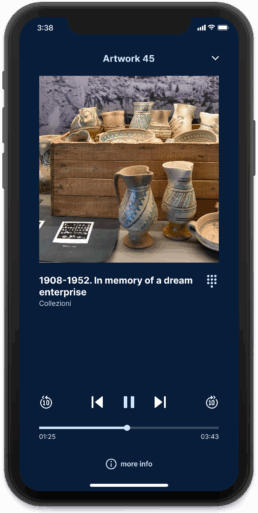 Museo MIC Audioguide page