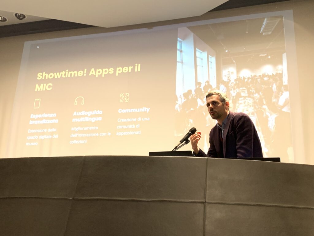 Claudio Buda speech at Museum MIC Press conference